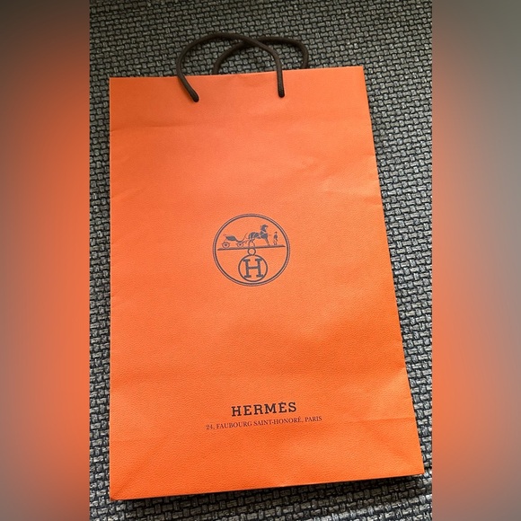 Nwt Hermes Shopping Bag 17 x 11 - Picture 2 of 4